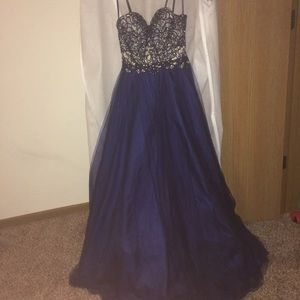 Prom dress - navy blue